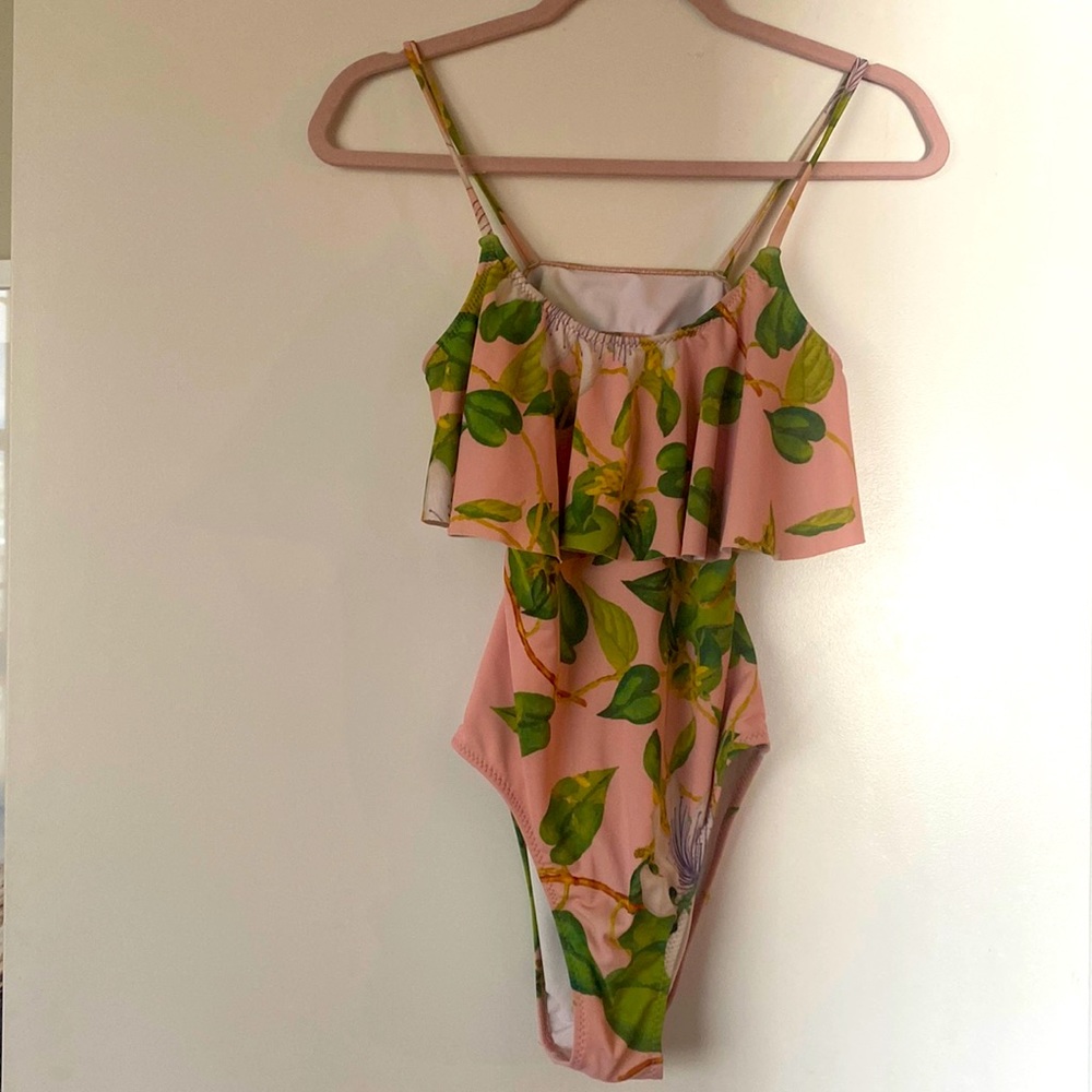 darling floral swimsuit